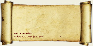 Jasna Vojinović vizit kartica